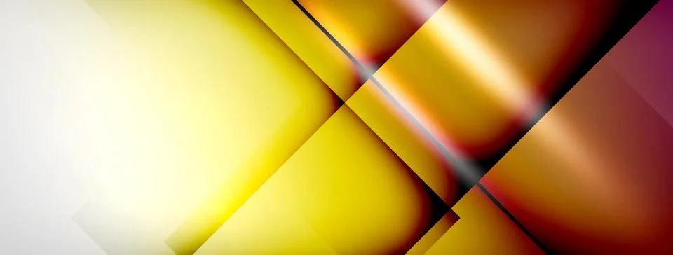 Light and shadow squares and lines abstract background Ilustración de archivo