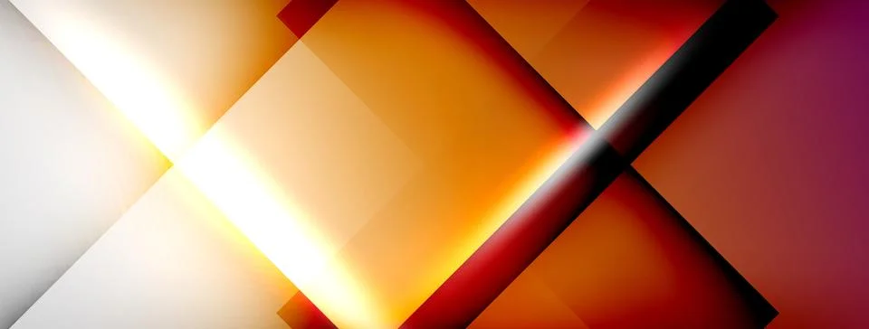 Light and shadow squares and lines abstract background 스톡 일러스트