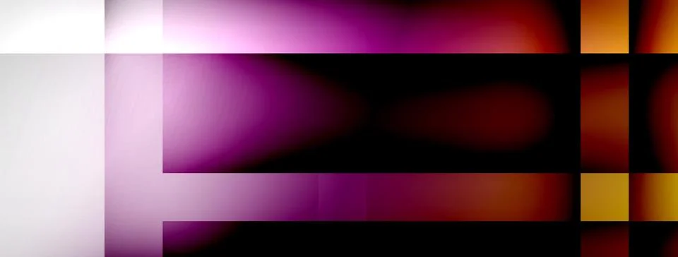 Light and shadow squares and lines abstract background Illustrazione stock
