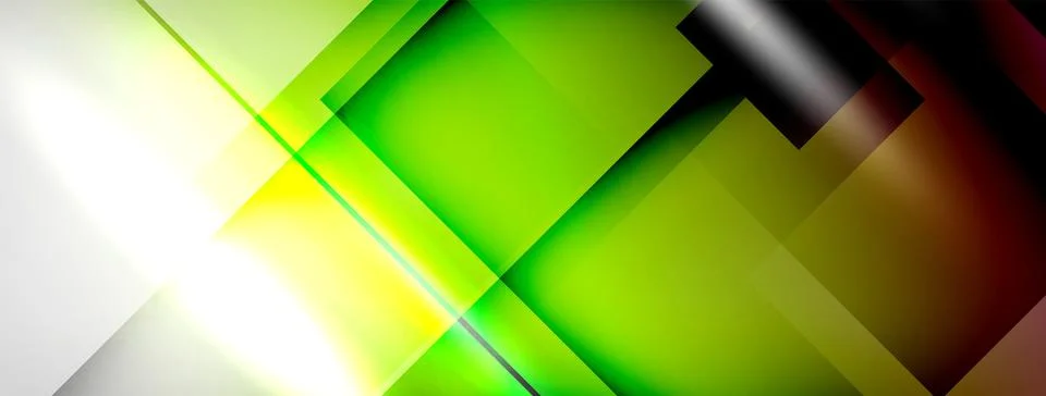 Light and shadow squares and lines abstract background Ilustración de archivo