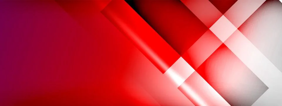 Light and shadow squares and lines abstract background Illustrazione stock