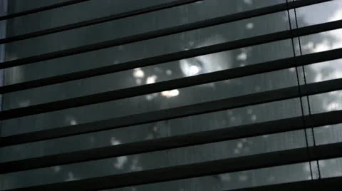 Light And Shadow Through Venetian Blinds Time Lapse Stock Footage 22572313