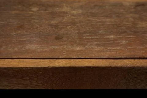 Light and shadow on the wooden surface of the table, object background Fotos Stock