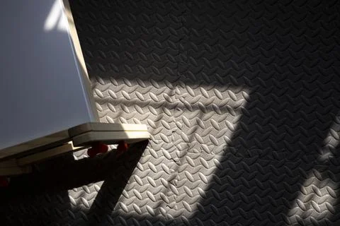 Light And Shadows Falling On ground In A Room Stock Photos