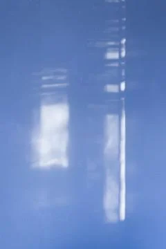 Light and shadows on the side wall of the room Stock Photos