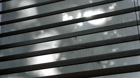 Light And Shadows Through Venetian Blinds Timelapse 1 Stock Footage 22572385