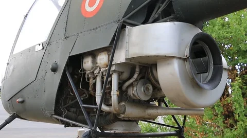 Light and Small Helicopter Stock Footage 89142411