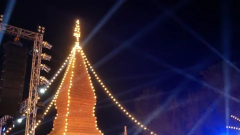 Light and sound with firework. Video stock 149466821