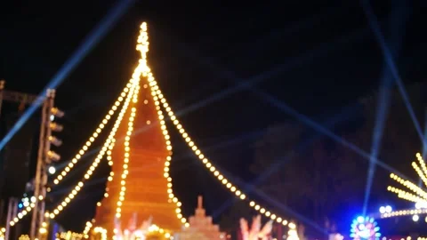 Light and sound with firework. Stock Footage 149466842