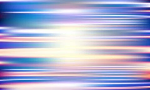 Light and stripes moving fast over dark background. Motion blur vector 스톡 일러스트