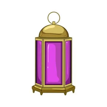 Light arabic lantern cartoon vector illustration イラスト素材