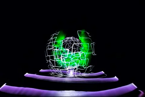Light Art Painting Stock-Illustration