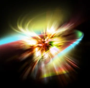 Light aura abstract Stock Illustration