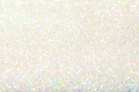 Light Background, Abstract Glitter Bokeh, Blurred Color Lighting Tinsels Stock Photos