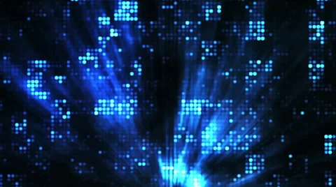 Light background. Background of playing blue light Stock Footage 33850108