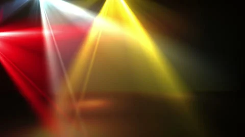 Light background. Colored Spotlights moving Stock Footage 33850337