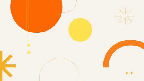 Light Background with Orange Graphic Background Stock Illustration