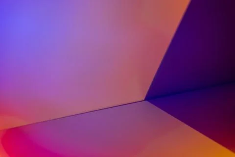 Light background with sunset projector lamp Stock Photos