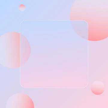 Light background for the text. Template with light circles. Illustrazione stock