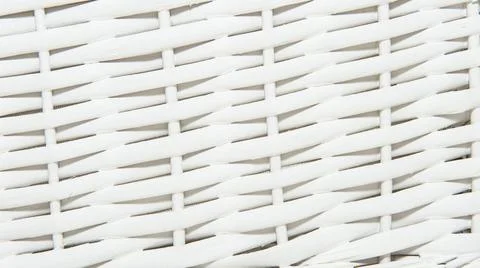Light background of wicker white vines Stock Photos