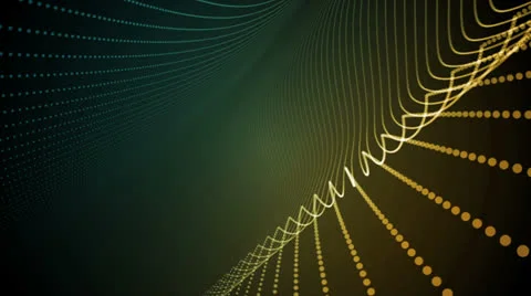 Light Bands Amber Blue Stock Footage 25979454