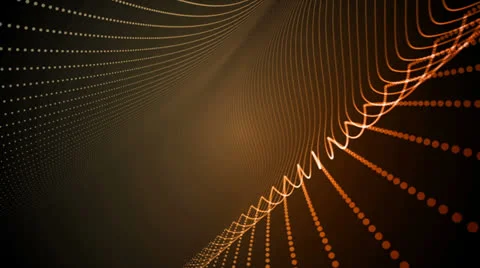 Light Bands Amber Orange Stock Footage 25971407