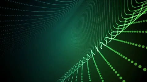 Light Bands Blue Green Stock Footage 20537516