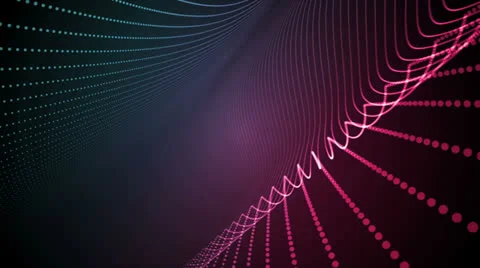 Light Bands Blue Red Stock Footage 25979150