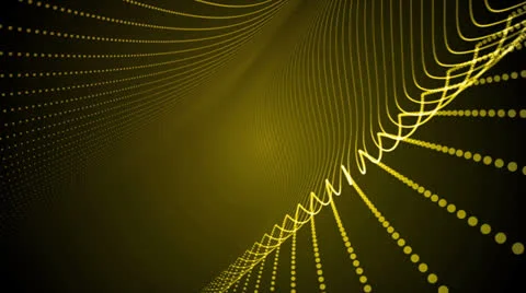 Light Bands Yellow Stock Footage 25977641