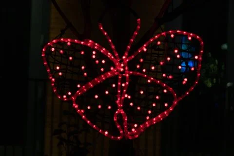 Light based butterfly Stock Photos