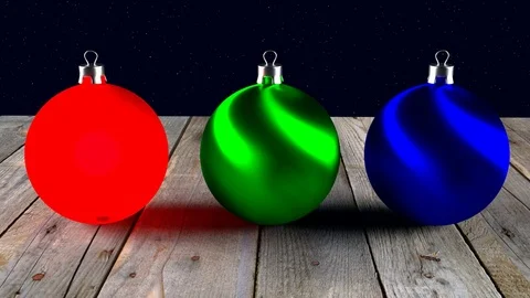Light in baubles Stock Footage 70290855