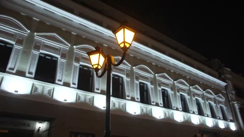 Light on Bauman Street Stock Footage 144638281