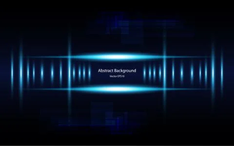 Light beam abstract technology background Stock Illustration