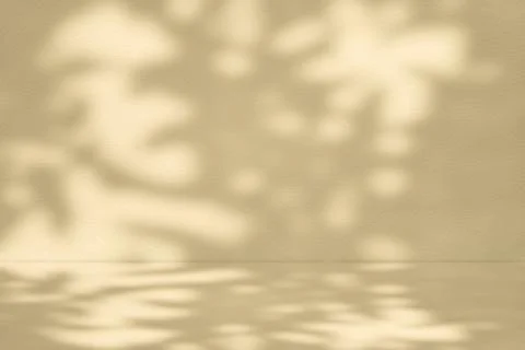 Light Beam and Shadow in the Beige Room Background Stock Illustration