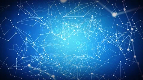 Light Beam Connections 4K Loop Stock Footage 60604159