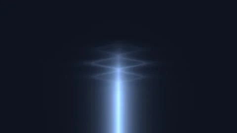 Light beam emerging from dark background with subtle glow Stock Footage 338236557