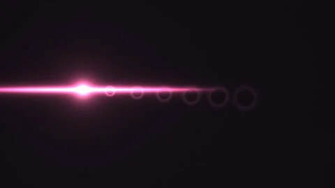 Light beam with glowing effect in dark background Stock Footage 338034328