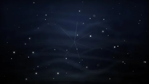 Light Beam Orbs Loop - White Blue Bokeh Particles Backdrop 스톡 동영상 344033441