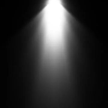 Light Beam From Projector. Vector illustration Illustrazione stock