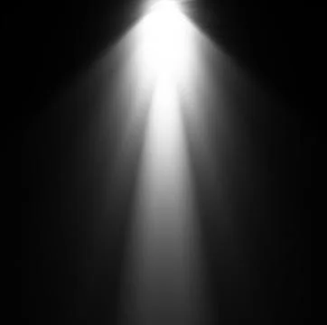 Light Beam From Projector. Vector illustration Illustrazione stock
