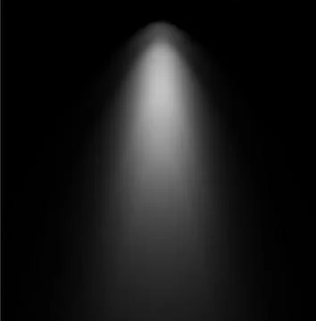 Light Beam From Projector. Vector illustration Illustrazione stock