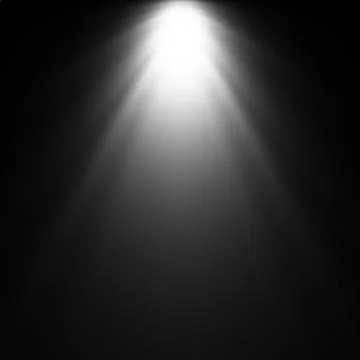 Light Beam From Projector. Vector illustration Stock Illustration