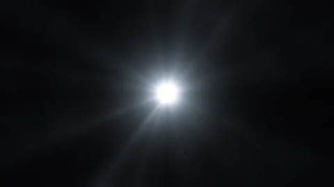 Light beam screening and glowing for movie cinema on a black background. Stock Footage 275826782