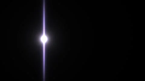 Light beam shines in dark space with blur and glow effect Stock Footage 338292173