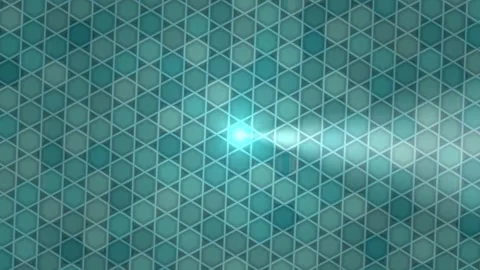 Light beam shines on geometric pattern in soft colors Stock Footage 338323512
