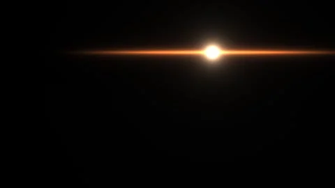 Light beam shining in dark space with glowing effect Stock Footage 338202830