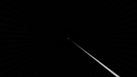 Light beam travels through dark space creating lines and patterns Stock Footage 340845198
