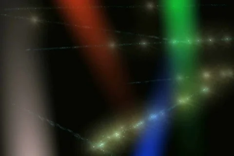  light beams and sparkles Stock Footage 576689