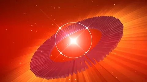 Light beams animation Stock Footage 69211436