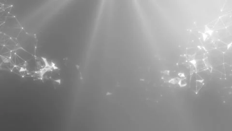 Light beams footage. Abstract plexus shapes. Christmas background. Stock Footage 112270367